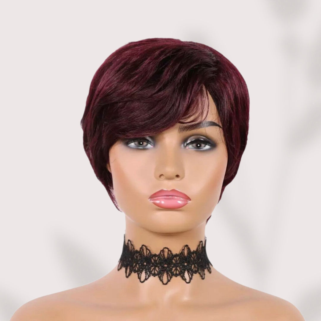 courtes Perruques cheveux humains bresilienne naturelle