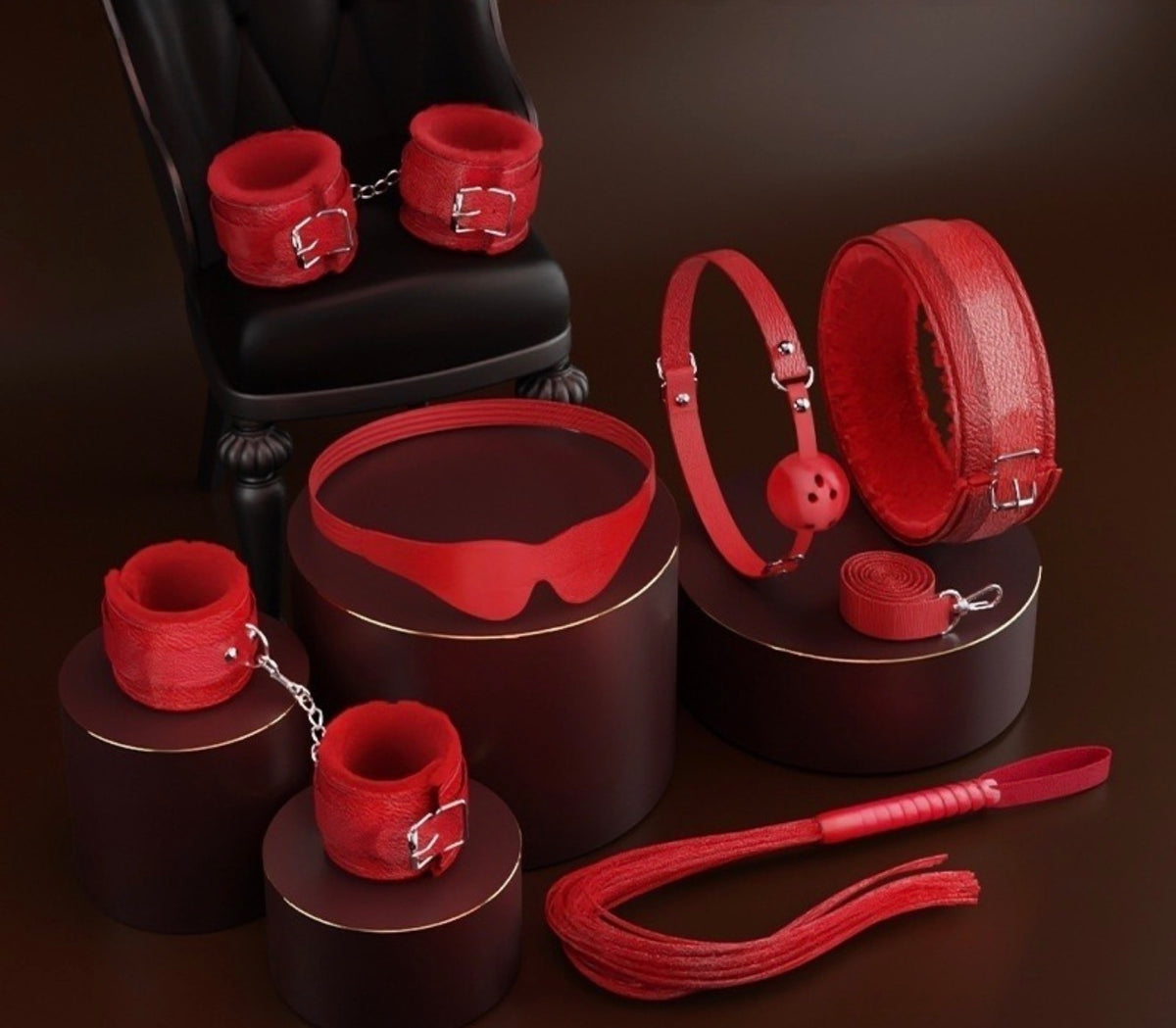 Ensemble de six jouets sexuels pour adultes