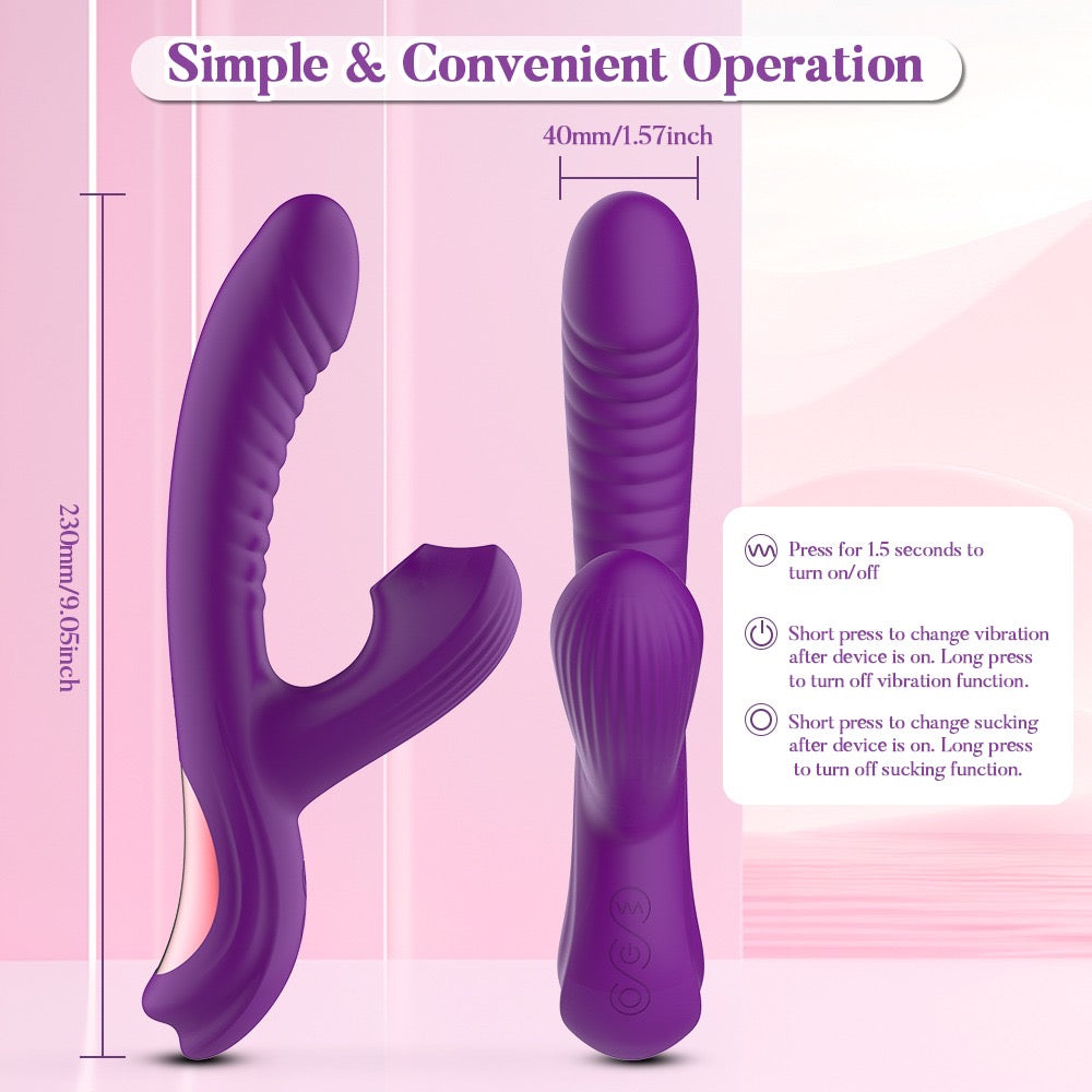 Vibrateur clitoridien pour femme,
stimulateur de clitoris à succion, imitant les mouvements