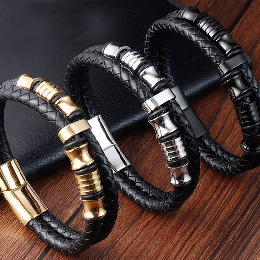 Bracelets Homme en Cuir