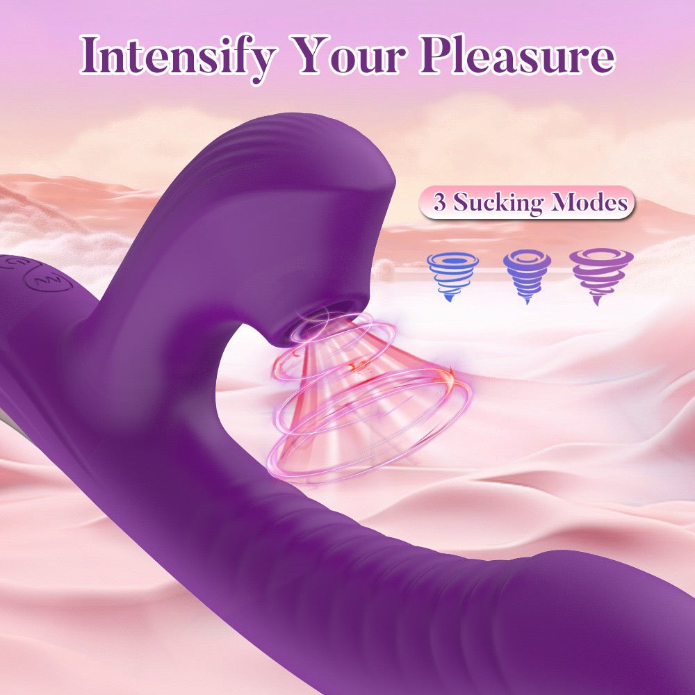 Vibrateur clitoridien pour femme,
stimulateur de clitoris à succion, imitant les mouvements