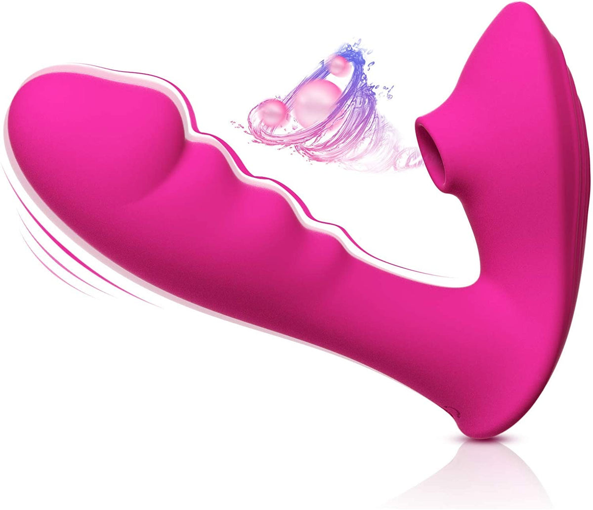 Vibrateur G-Spot 3 Jours 10 Modes Puissants, Suceur Clitoridien, Jouets Sexuels Oraux pour Femmes et Couples,