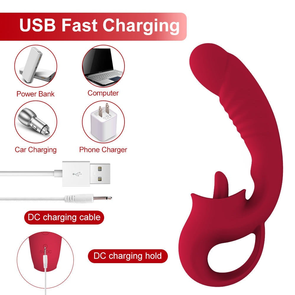 Vibromasseur vibrant pour point G, stimulateur clitoridien, jouets sexuels féminins