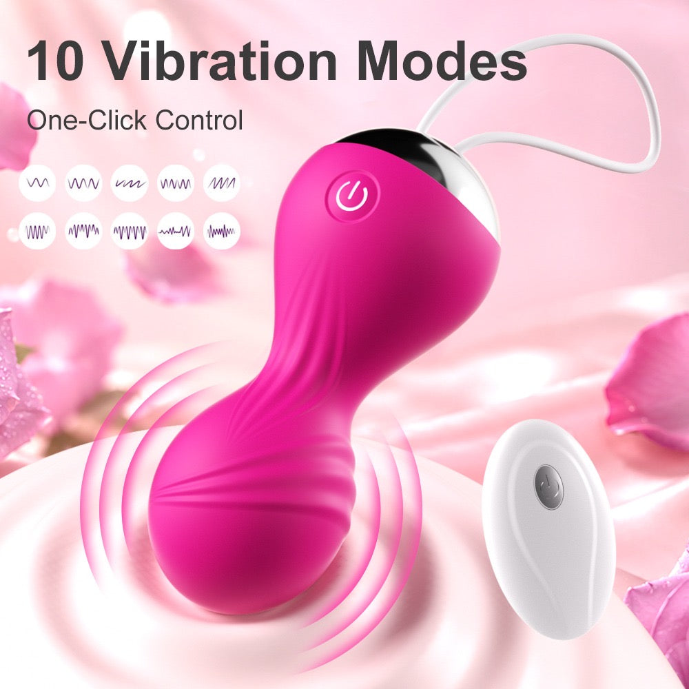 Télécommande 10 Modes 4 pièces Serrer Massage Vaginal
Vibrant Muscle Du Plancher Pelvien Exercice Boules De Kegel