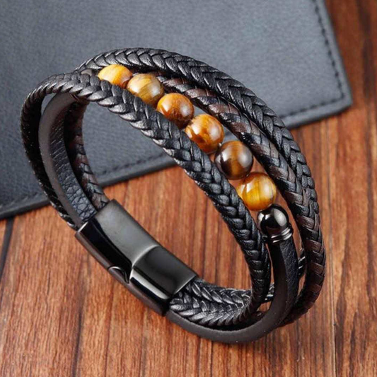 Bracelet Homme en Cuir