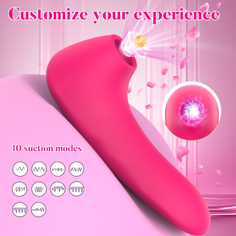Vibrateur clitoridien et stimulateur de mamelons pour femmes,