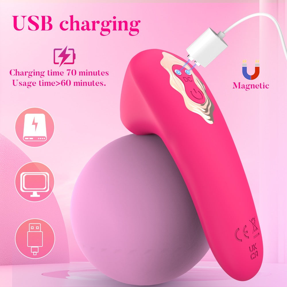 Vibrateur clitoridien et stimulateur de mamelons pour femmes,