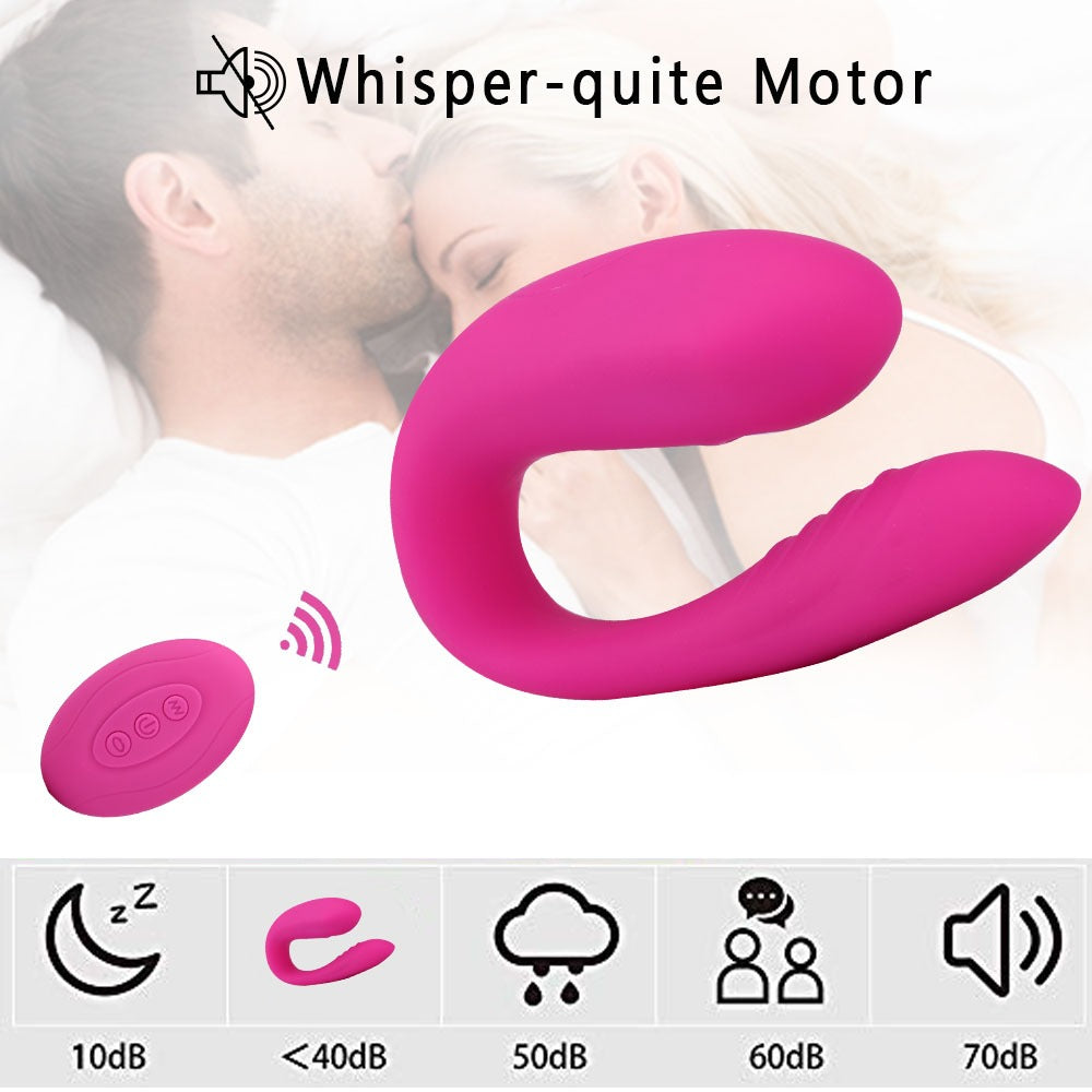 Vibrateur en forme de U, mini télécommande, stimulation du point G pour femmes,