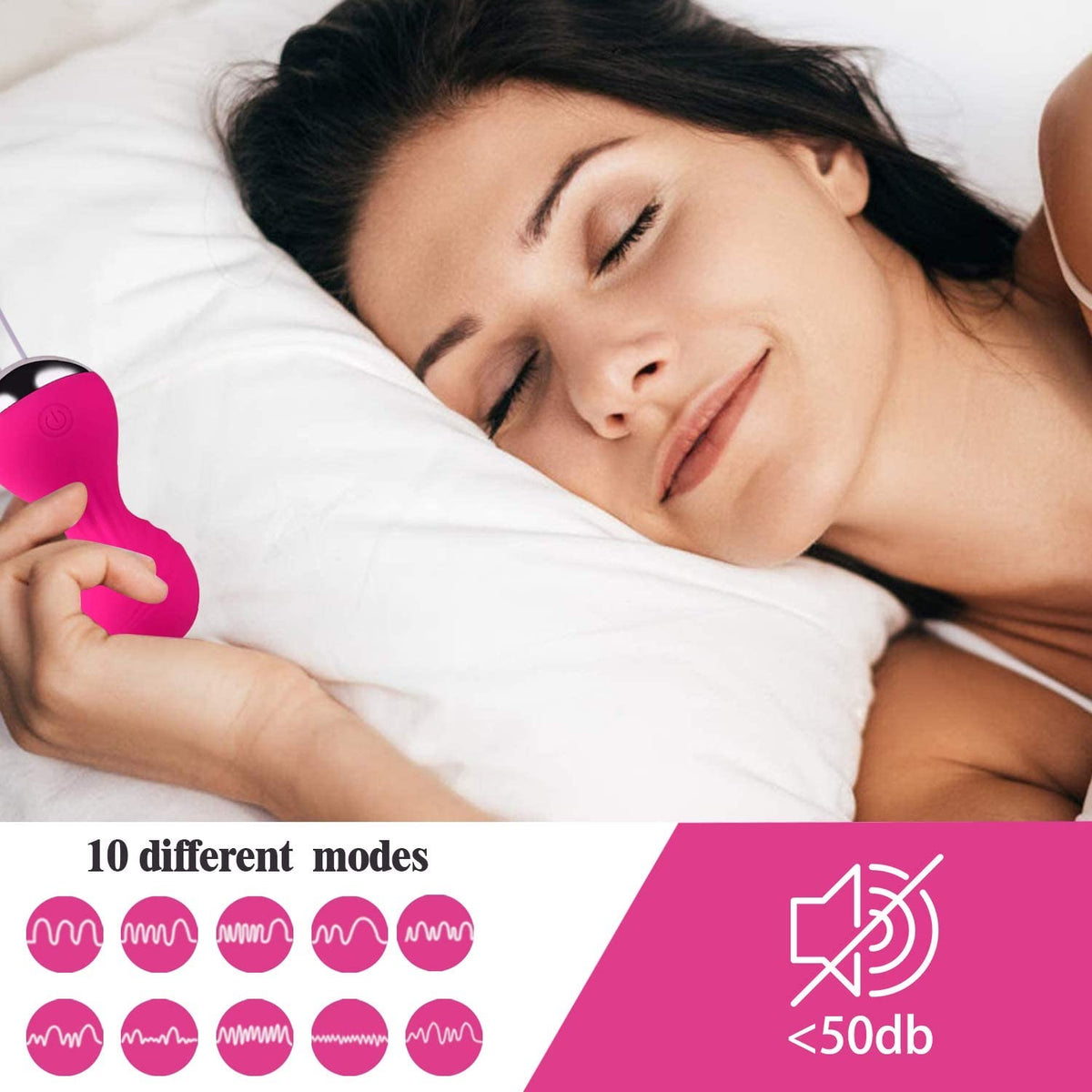 Télécommande 10 Modes 4 pièces Serrer Massage Vaginal
Vibrant Muscle Du Plancher Pelvien Exercice Boules De Kegel