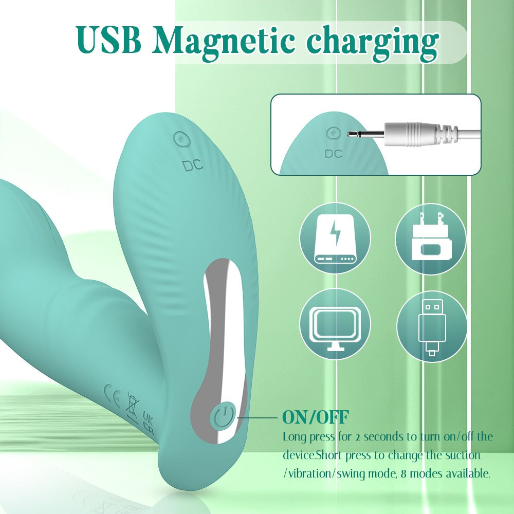 Vibrateur clitoridien pour femme, stimulateur de clitoris à succion, imitant les mouvements des doigts, jouet sexuel