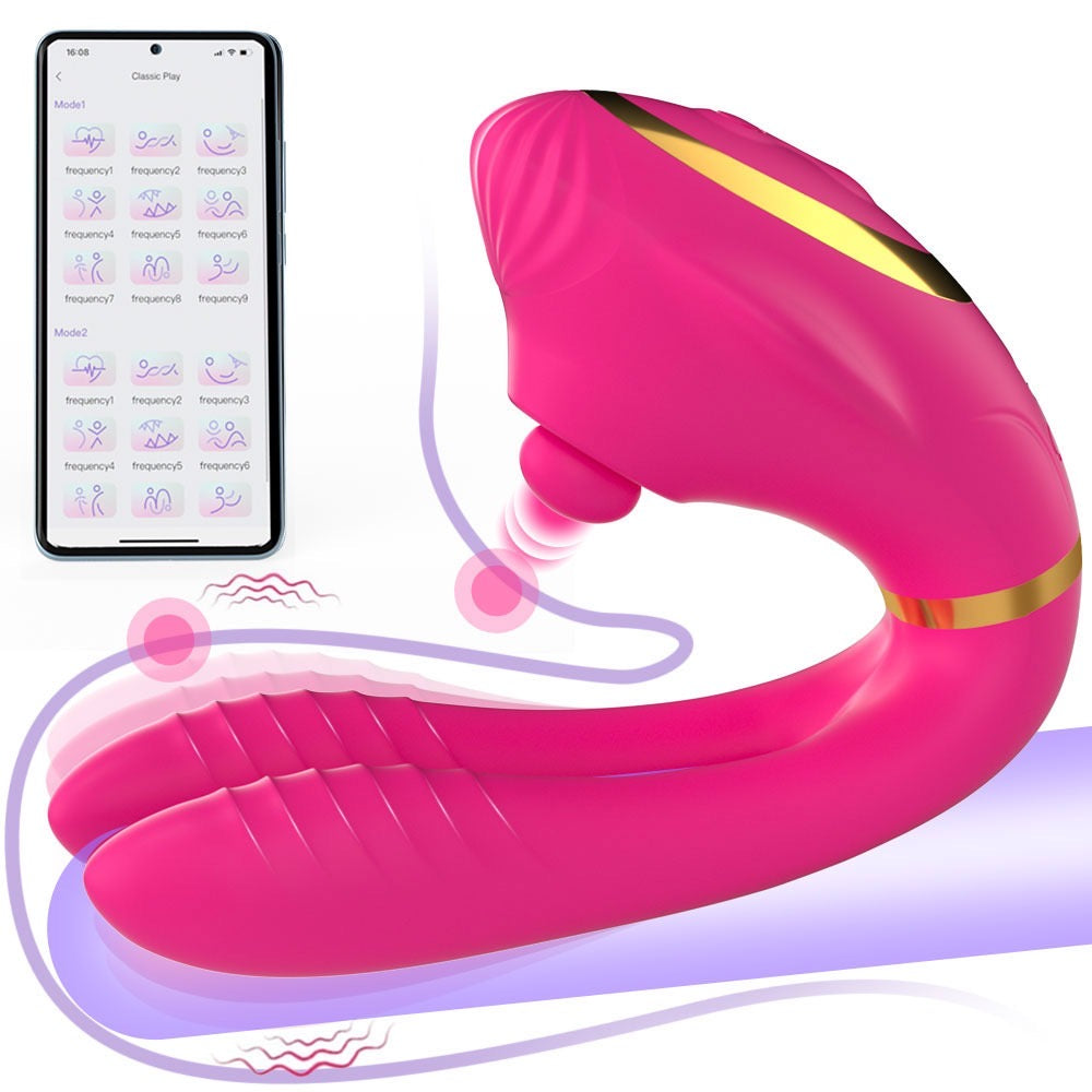 Vibrateur clitoridien et point G portable à télécommande, jouet sexuel vibrant flexible pour adultes,
