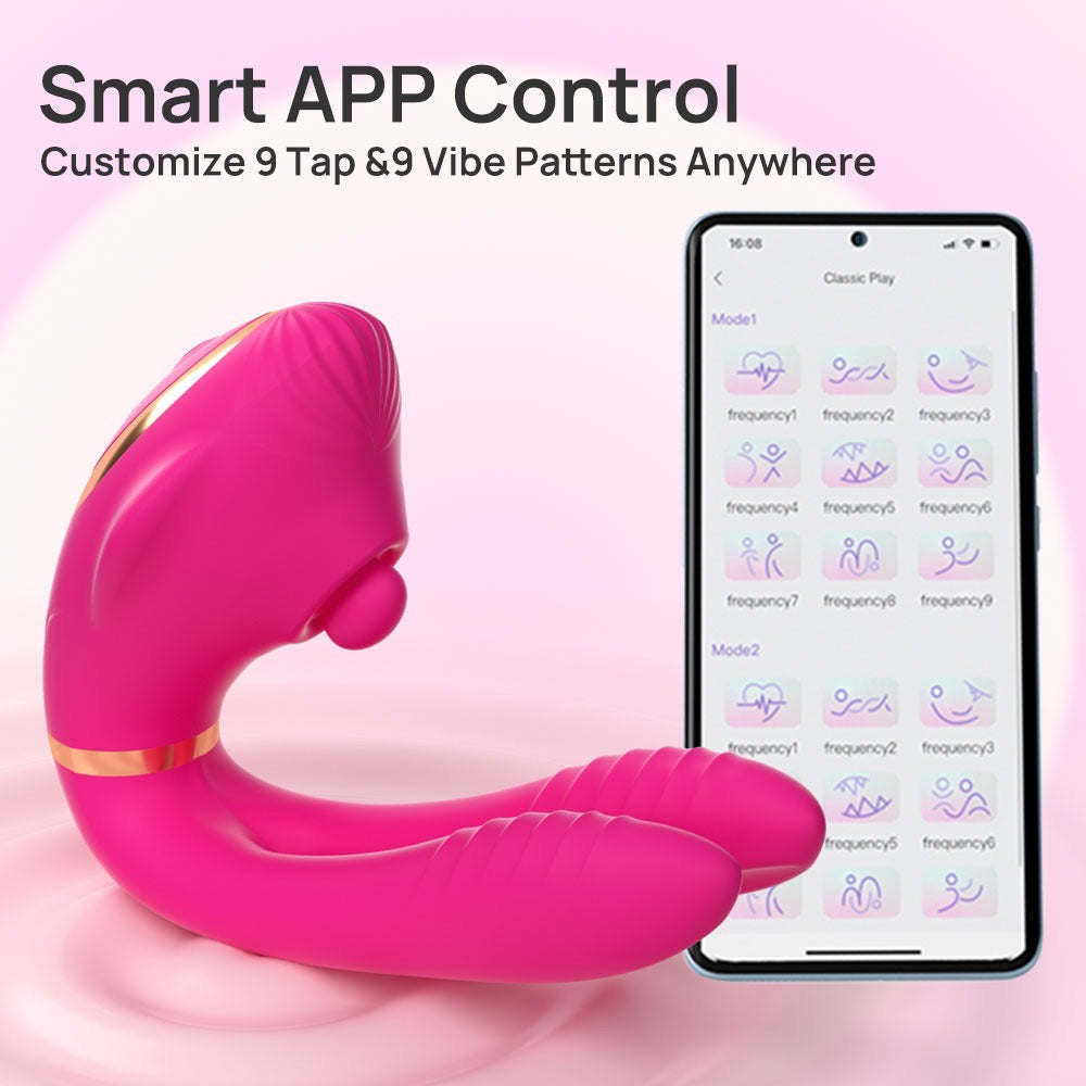 Vibrateur clitoridien et point G portable à télécommande, jouet sexuel vibrant flexible pour adultes,