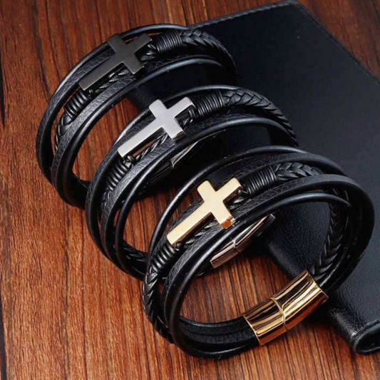 Bracelets homme tendance en Cuir