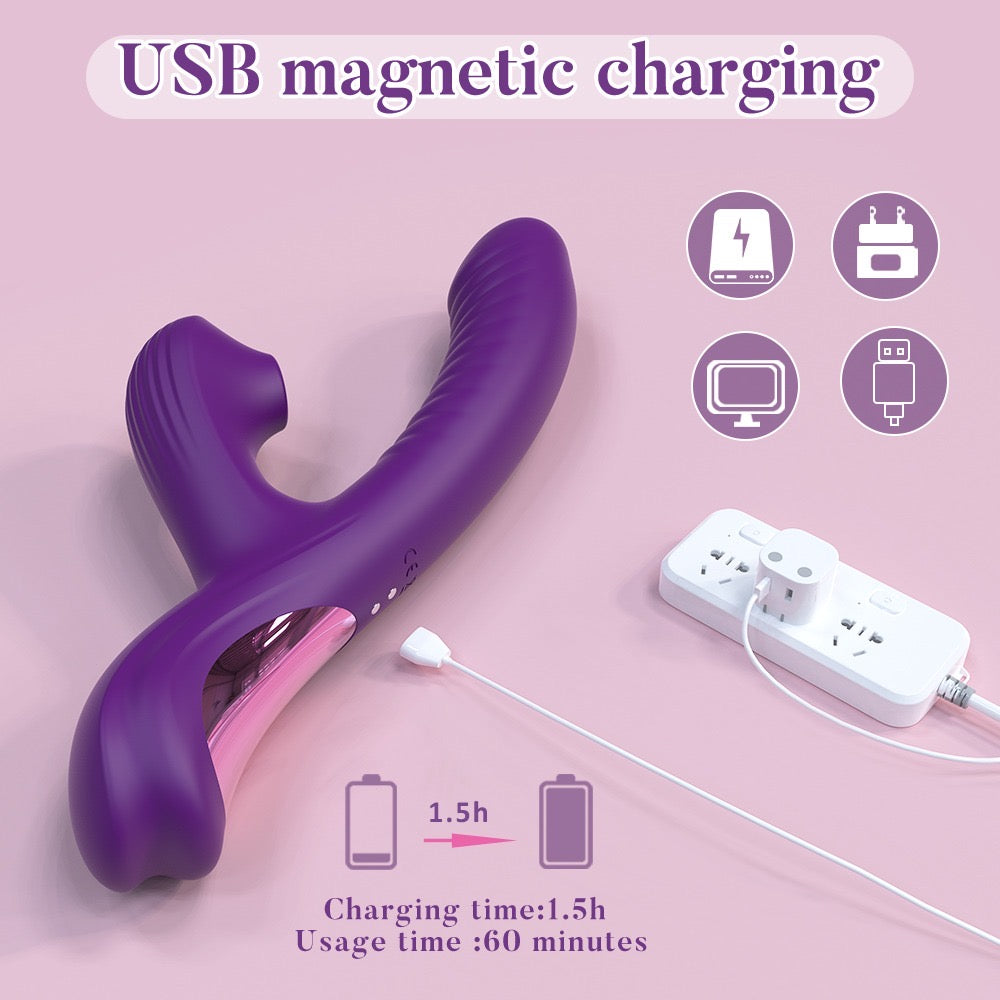 Vibrateur clitoridien pour femme,
stimulateur de clitoris à succion, imitant les mouvements