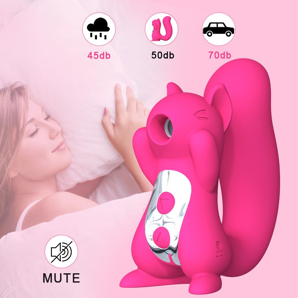 Stimulateur vibrant à succion clitoridienne et du point