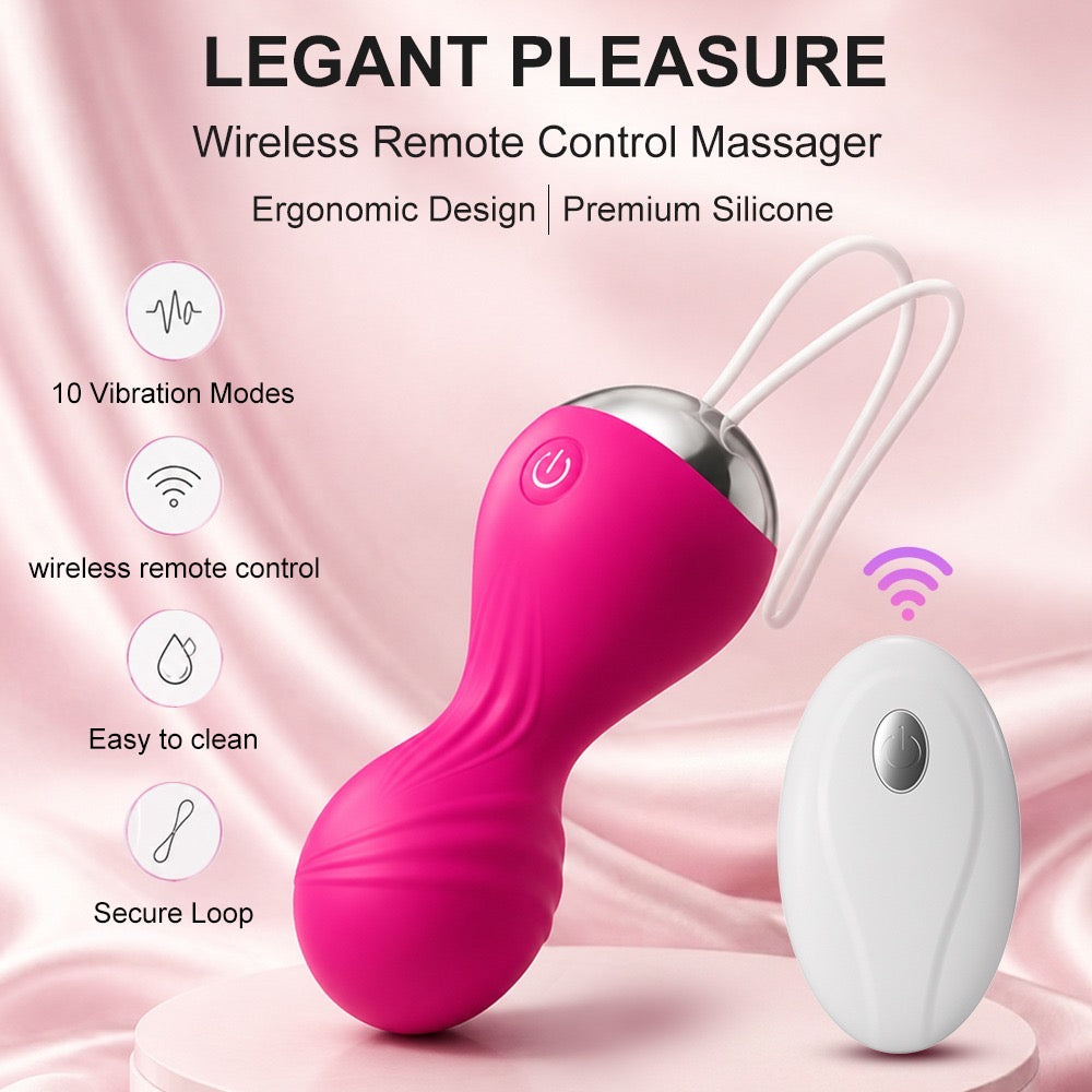 Télécommande 10 Modes 4 pièces Serrer Massage Vaginal
Vibrant Muscle Du Plancher Pelvien Exercice Boules De Kegel