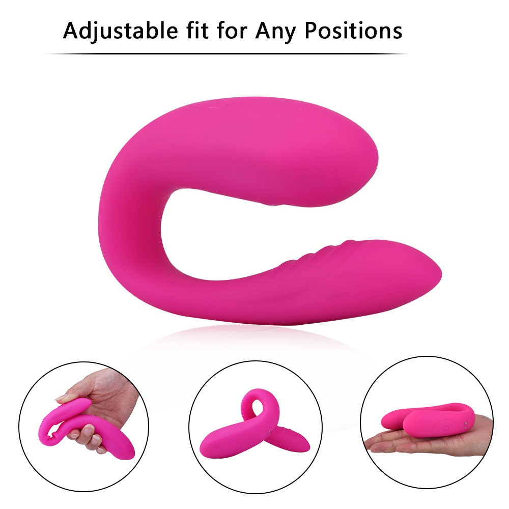Vibrateur en forme de U, mini télécommande, stimulation du point G pour femmes,