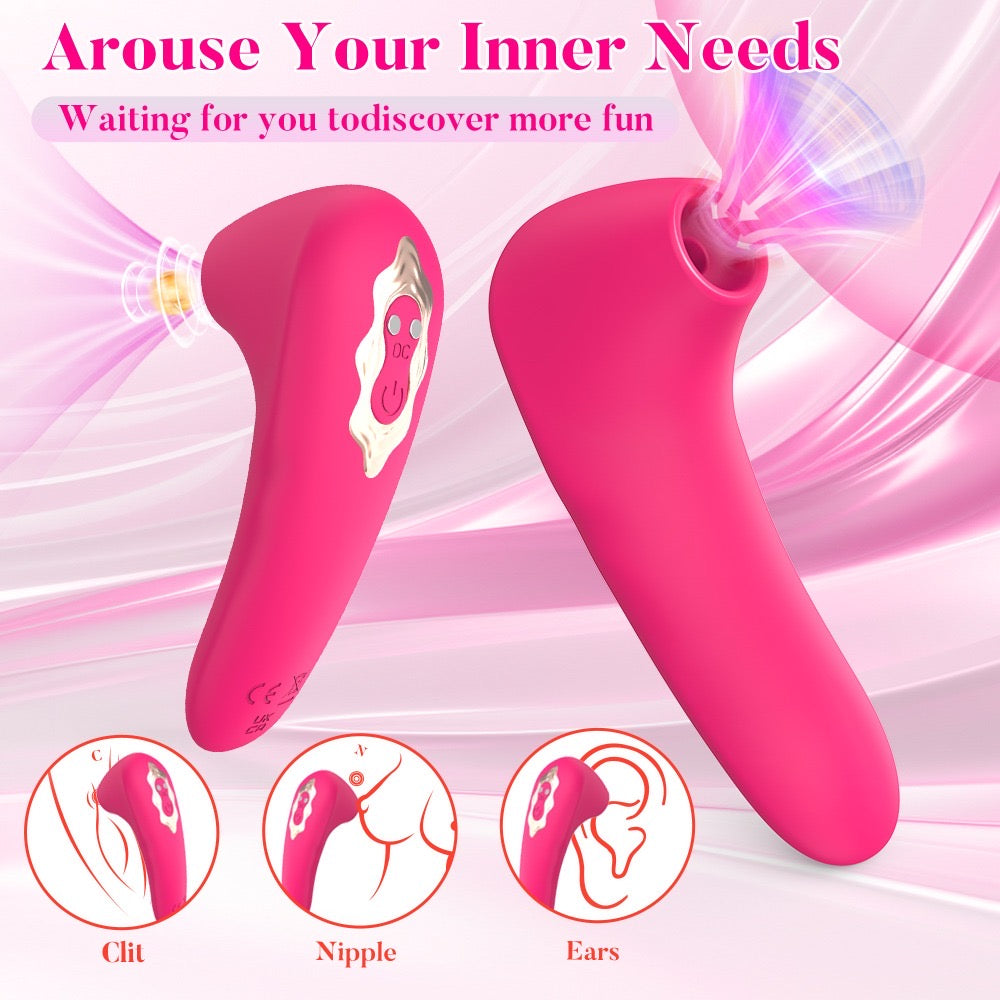 Vibrateur clitoridien et stimulateur de mamelons pour femmes,